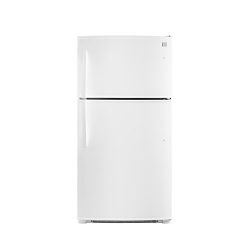 Kenmore 61212 20.8 cu.ft. Top-Freezer Refrigerator with LED Lighting in White, includes delivery ...