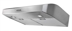 AKDY 30-Inch 3-Speed Stainless Steel Under Cabinet Range Hood AZ-W0175SS (Silver)