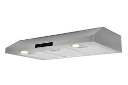 Kitchen Bath Collection WUC90-LED Stainless Steel Under-Cabinet Range Hood, 36″