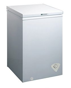 midea WHS-129C1 Single Door Chest Freezer, 3.5 Cubic Feet, White