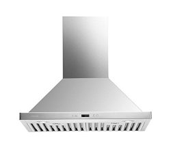 CAVALIERE SV218B2-30-LED Wall Mounted Stainless Steel Kitchen Range Hood, 900 CFM