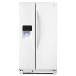 Kenmore 50022 25.4 cu. ft. Side-by-Side Refrigerator in White, includes delivery and hookup (Ava ...