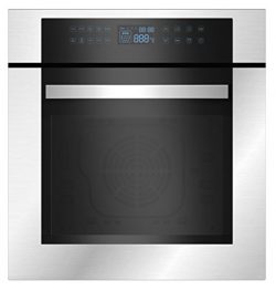 Empava 24″ Stainless Steel LED Control Panel Electric Built-in Single Wall Oven EMPV-24WOC02