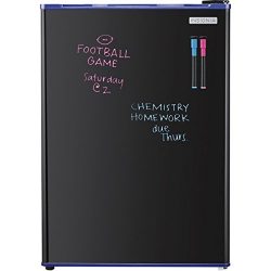 Insignia – 2.6 Cu. Ft. Dry-Erase Mini Fridge – Blue