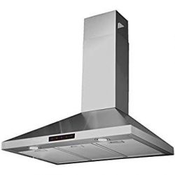 Kitchen Bath Collection STL75-LED Stainless Steel Wall-Mounted Kitchen Range Hood with High-End  ...