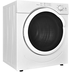 Costway Electric Tumble Dryer Clothes Laundry Dryer Compact Stainless Steel 27lb. Capacity/3.21  ...