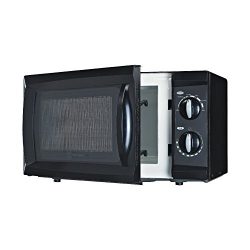 Westinghouse WCM660W 600 Watt Counter Top Rotary Microwave Oven, 0.6 Cubic Feet, Black