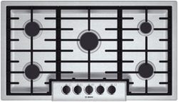 Bosch NGM5655UC500 36″ Stainless Steel Gas Sealed Burner Cooktop