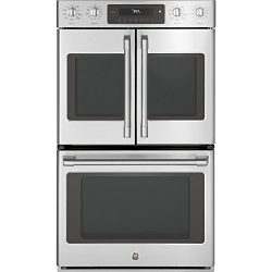 GE Cafe CT9570SLSS 30 Inch Smart 10 cu. ft. Total Capacity Electric Double Wall Oven with 6 or M ...