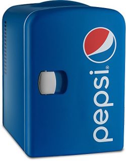 Pepsi GMF660 Portable 6 Can Mini Fridge Cooler and Warmer for Home ,Office, Car or Boat AC & ...