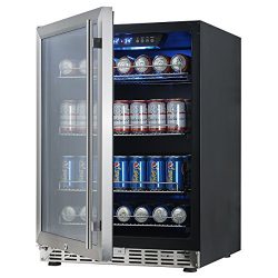 24 inch Under Counter Built in Beverage Cooler Refrigerator | KBUSF54B