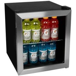 EdgeStar BWC70SS 62-Can Beverage Cooler – Stainless Steel