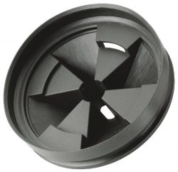 InSinkErator QCB-AM Anti-Microbial Quiet Collar Sink Baffle, Black