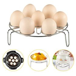 Egg Steamer Rack, Alamic Egg Rack Steamer Trivet Basket Stand for Instant Pot and Pressure Cooke ...