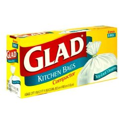 Glad Kitchen Bags, Compactor 4 bags