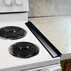 Silicone Stove Counter Gap Covers – Black (2 Pack) by Plum Hill