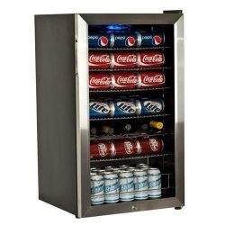 EdgeStar BWC120SSLT 103 Can and 5 Bottle Freestanding Ultra Low Temp Beverage Cooler