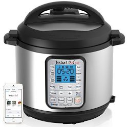 Instant Pot Smart Bluetooth 6 Qt 7-in-1 Multi-Use Programmable Pressure Cooker, Slow Cooker, Ric ...