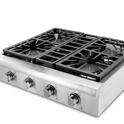 30” Thor Kitchen Gas Range Top /Cook Top 30” W x 27.5” D x 8.5” H HRT3003U