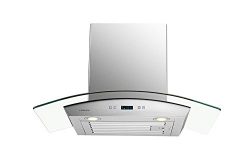 CAVALIERE 30″ Wall Mounted Stainless Steel / Glass Kitchen Range Hood 900 CFM SV218D-30