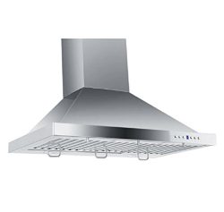 Z Line KB-30 30″ 760 CFM Wall Mount Range Hood, Stainless-Steel