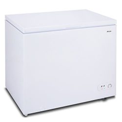 Della Upright Chest Freezer, 6.9 Cubic Feet, Adjustable thermostat, White