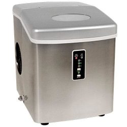 Edgestar IP210SS1 Portable Ice Maker, Stainless Steel/Silver