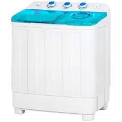 Best Choice Products Mini Twin Tub Portable Compact Washing Machine Spin Dry Cycle- 12lbs Capaci ...