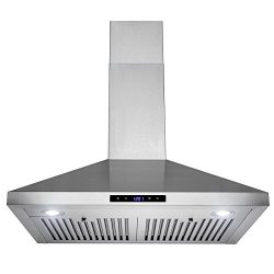 FIREBIRD New 30″ European Style Wall Mount Stainless Steel Range Hood Vent W/ Touch Control