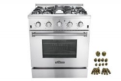 30″ Thor Kitchen Free Standing 4 burner gas range + LP Conversion Kit bundle