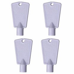 297147700 PS1991481 AP4301346 Freezer Key for Frigidaire Kenmore Door Lock Replacement (Pack of 4)