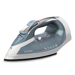 BLACK+DECKER Cord-Reel Steam Iron, Grey/White, ICR05X