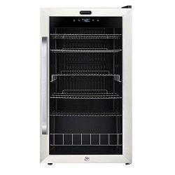 Whynter BR-1211DS Freestanding 121 Can Beverage Refrigerator with Digital Control and Internal F ...