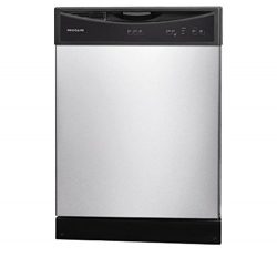 FFBD2406NS 24″” Full Console Built In Dishwasher with 14 Place Settings 3 Wash Cycle ...