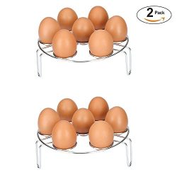 2 Piece Stainless Steel Egg Steamer Rack For Instant Pot accessories/Steam Rack For Pressure Coo ...