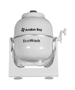 Ecowash Portable Hand Cranked Manual Clothes Non-Electric Washing Machine by Avalon Bay, Counter ...