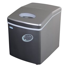 NewAir AI-100S 28-Pound Portable Ice Maker, Silver