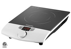 Gourmia GIC-100 Multifunction Portable 1800W Induction Cooker Cooktop Countertop Burner with Sma ...