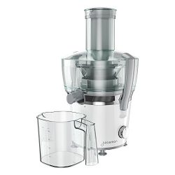 Juiceman JM850 Power Plus 2 Speed Compact Juicer & Citrus Juicer with 28oz. Removable Pulp C ...