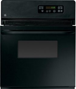 GE JRS06BJBB 24 Inch 2.7 cu. ft. Total Capacity Electric Single Wall Oven with 2 Oven Racks, Sab ...