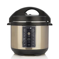 Fagor LUX Multi-Cooker, 4 quart, Electric Pressure Cooker, Slow Cooker, Rice Cooker, Yogurt Make ...