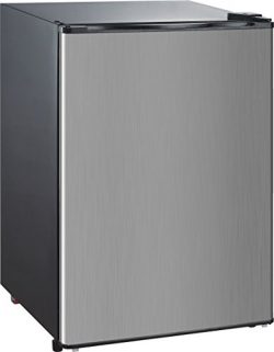 RCA-Igloo 4.6 Cubic Foot Fridge, Stainless Steel