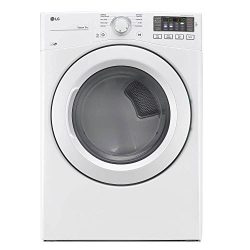 LG DLE3180W 7.4 Cu. Ft. Front Load White Electric Dryer DLE3180W