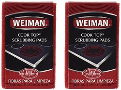 Weiman Cook Top Scrubbing Pads, 3 ct-2 pk