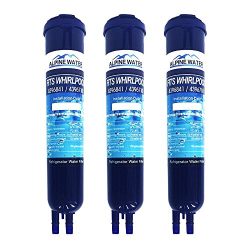 Alpine Water Refrigerator Water Filter Replacement,Compatible for Whirlpool 4396841,Whirlpool 43 ...