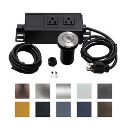 Garbage Disposal Air Switch Kit Dual Outlet Sink Top Waste Disposal On/Off Switch Kit Food and W ...