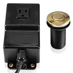 Garbage Disposals plastic 1 socket gold