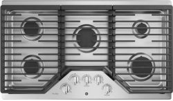 GE Profile PGP7036SLSS 36 Inch Natural Gas Sealed Burner Style Cooktop with 5 Burners, ADA Compl ...