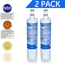 IcePure Premium Refrigerator Replacement Water Filter, compatible with Whirlpool PUR 4396508, 43 ...