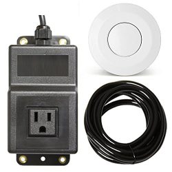 Geyser White Garbage Disposal Air Switch Unit